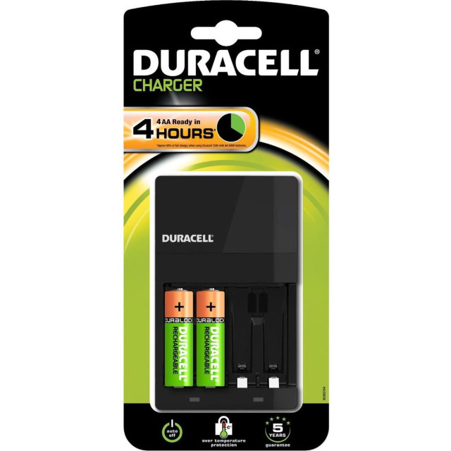 Chargeur CEF14 AA/AAA Avec 2 Piles AA NiMH 1300mAh Duracell
